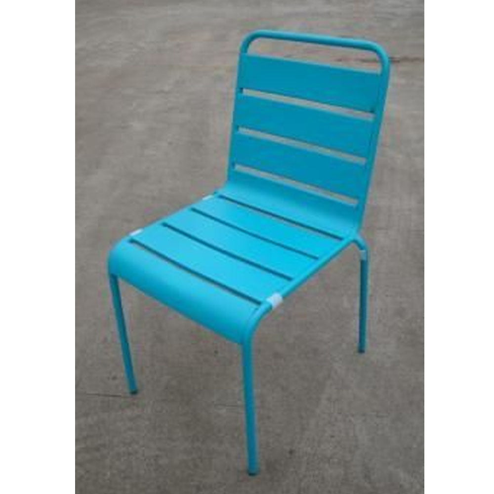 8 Slats Cancun Chair Blue - Notbrand