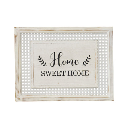 Hamptons Style 'Home Sweet Home' Wall Art - 40cm - Notbrand