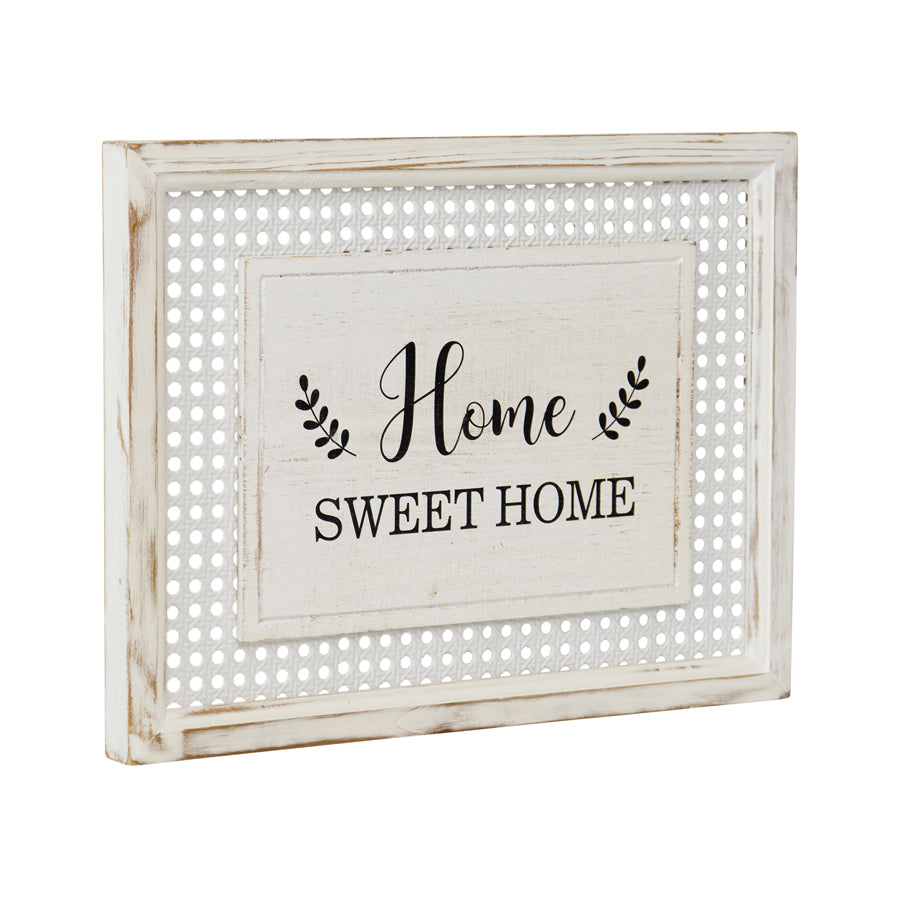 Hamptons Style 'Home Sweet Home' Wall Art - 40cm - Notbrand