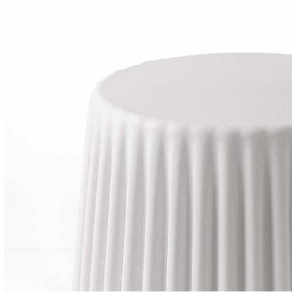 ArtissIn Cupcake Plastic Stacking Stool in White - Set of 2