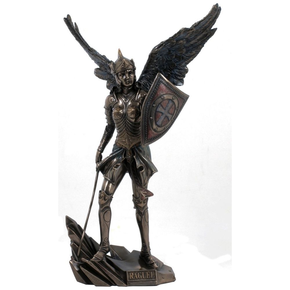 Archangel Raguel Bronze Figurine - Notbrand