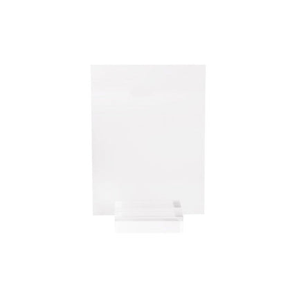 Acrylic Name Card Holder Pack 2 (12.5x18cmH) Clear - Notbrand