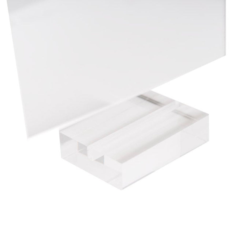 Acrylic Name Card Holder Pack 2 (12.5x18cmH) Clear - Notbrand