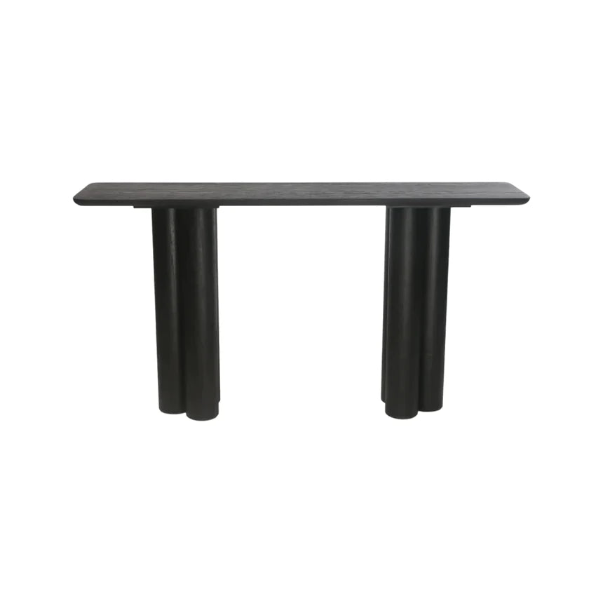 Aeon Wooden Console Table - Full Black - NotBrand