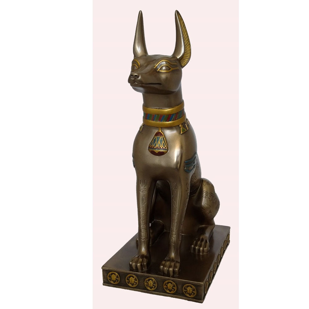 Anubis Sitting Bronze Figurine - Notbrand