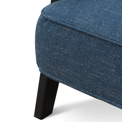 Blue Elegance Janie Upholstered Armchair - House of Hyne