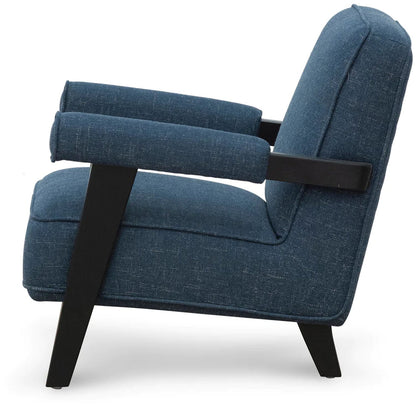 Blue Elegance Janie Upholstered Armchair - House of Hyne