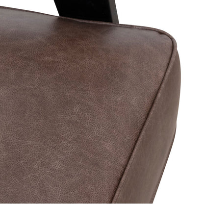 Classic Leather Janie Armchair in Dark Brown - House of Hyne