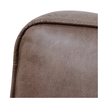 Classic Leather Janie Armchair in Dark Brown - House of Hyne