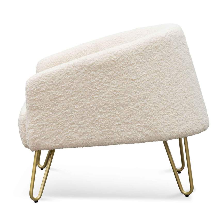 Golden Woolen Ivory Armchair
- House of Hyne