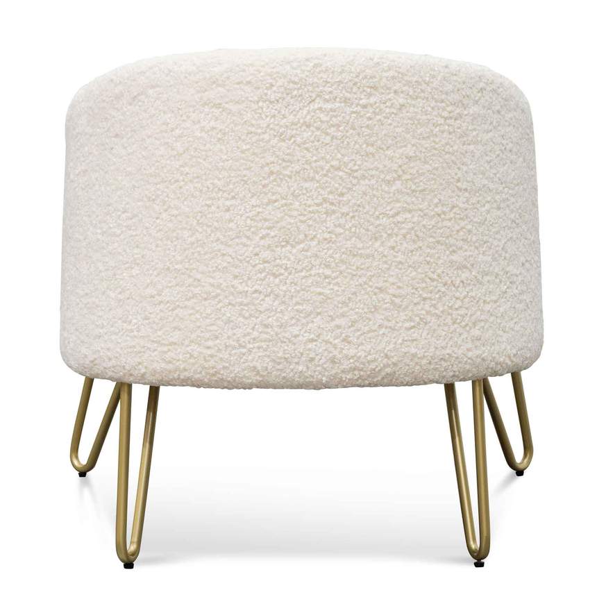 Golden Woolen Ivory Armchair
- House of Hyne