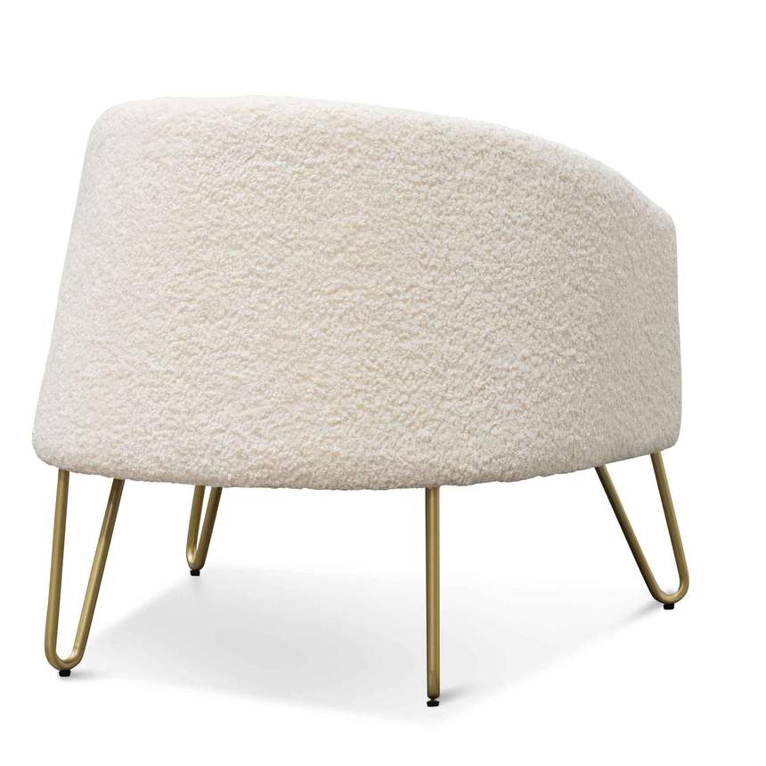 Golden Woolen Ivory Armchair
- House of Hyne