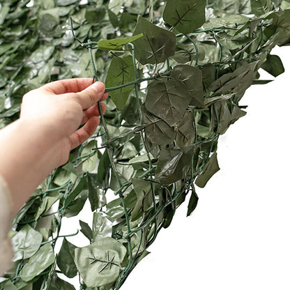 Artificial Greenery Walls - UV Treated Ivy Leaf Wall Roll (Exp 1Mt x 3Mt) - Notbrand