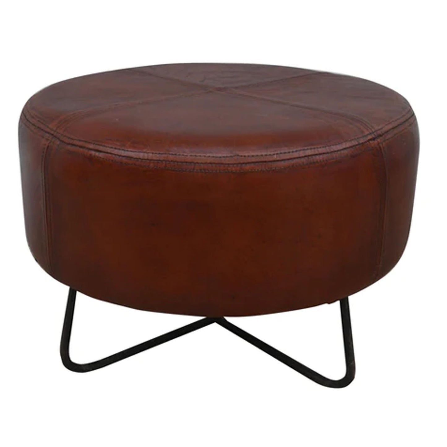 Bolero Leather Coffee Table/Ottoman - Brown - Notbrand