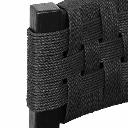 Tshala Rattan Bar Stool - Black - Notbrand