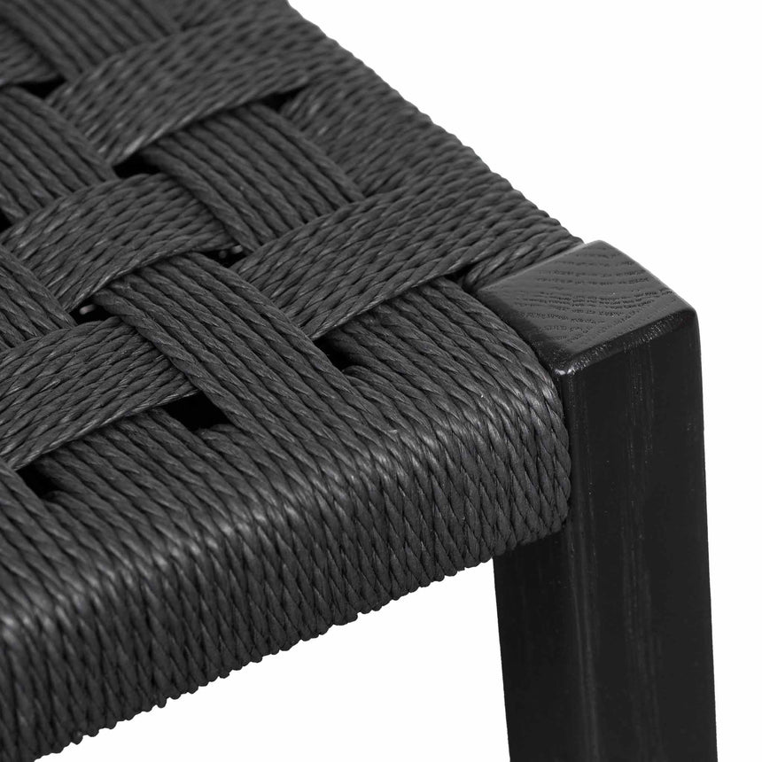 Tshala Rattan Bar Stool - Black - Notbrand