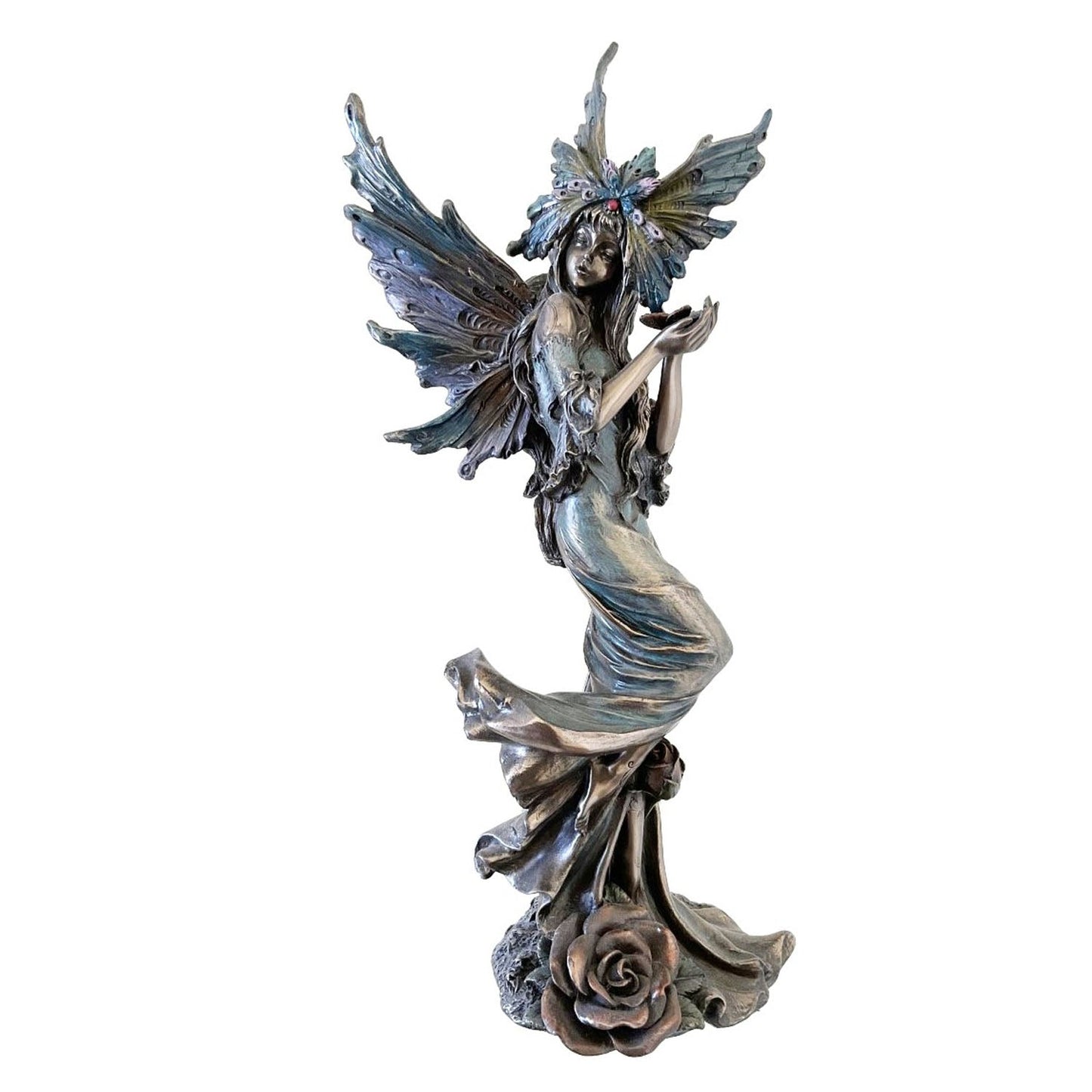 Butterfly Fairy Bronze Figurine - Notbrand