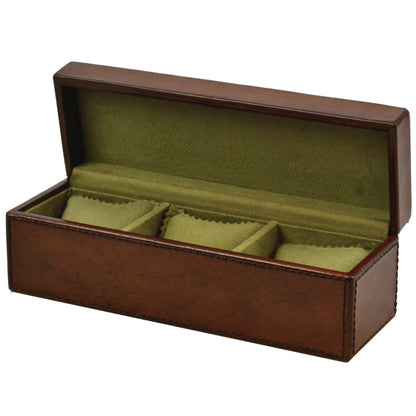 Blancpain 3 Slot Leather Watch Box - Notbrand