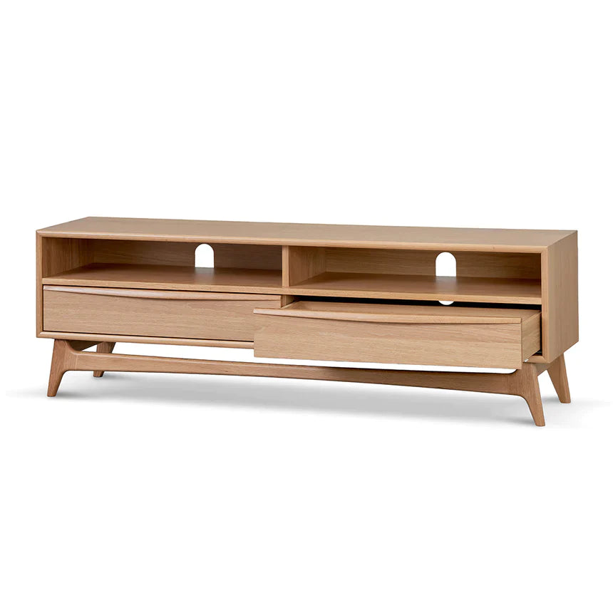 Oakwood Streamline Narrow TV Unit - House of Hyne