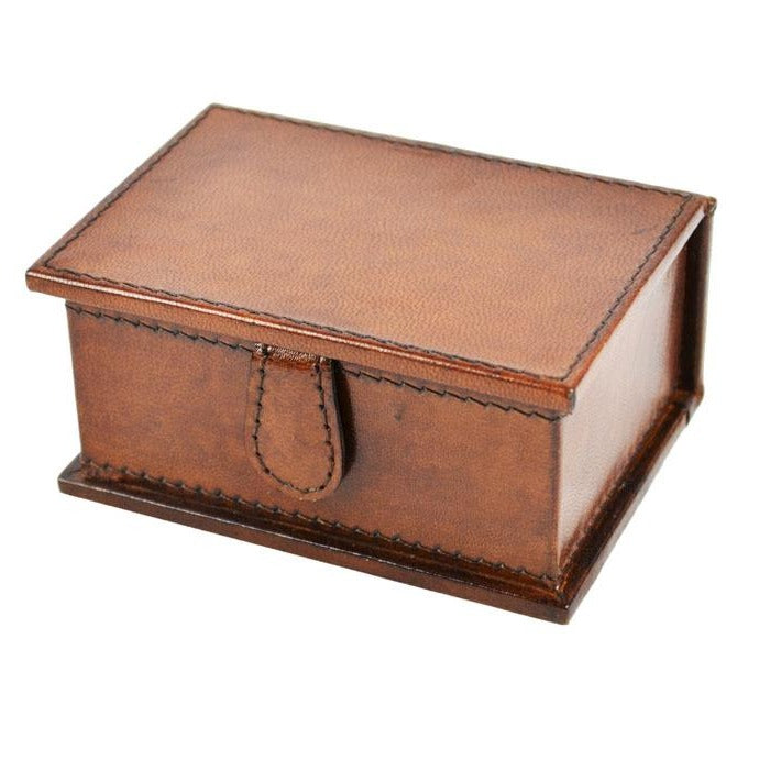 Tan Leather Business Card Holder - Notbrand