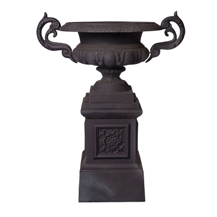 Campana Cast Iron Urn & Base Set - 100cm - House of Hyne