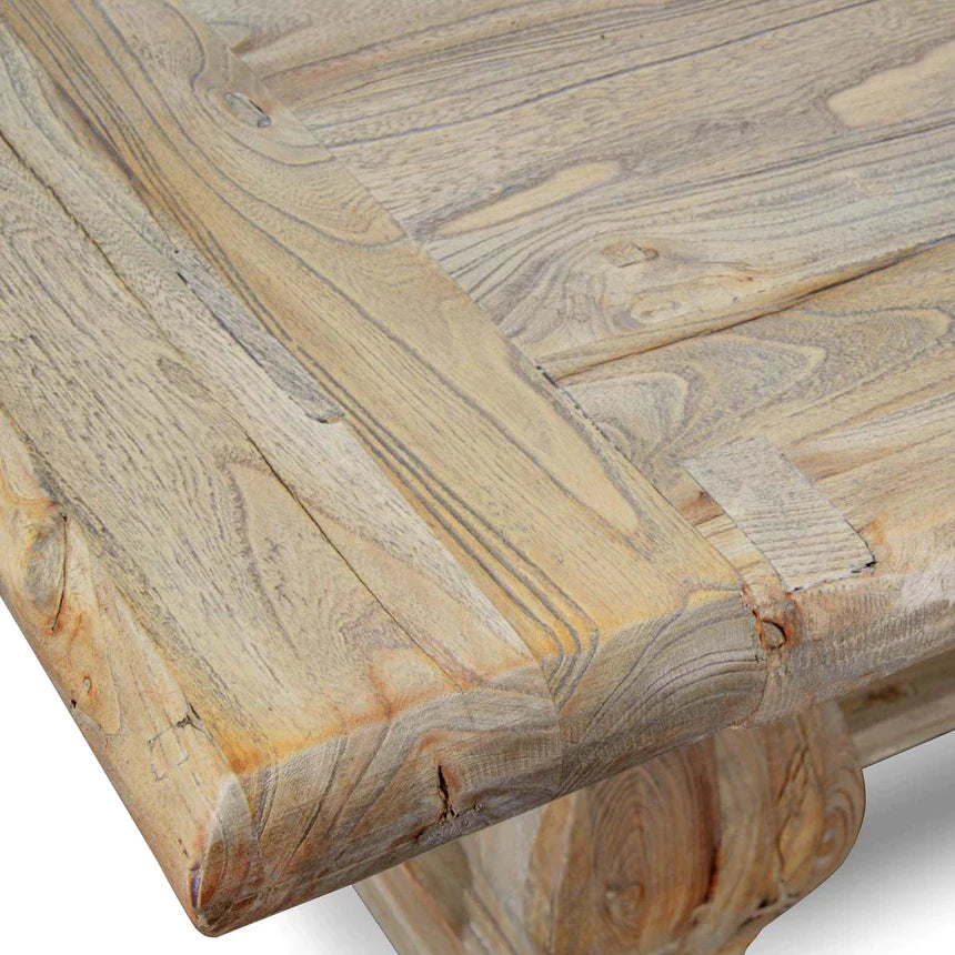 Balz Wood Dining Table - Rustic Natural - House of Hyne