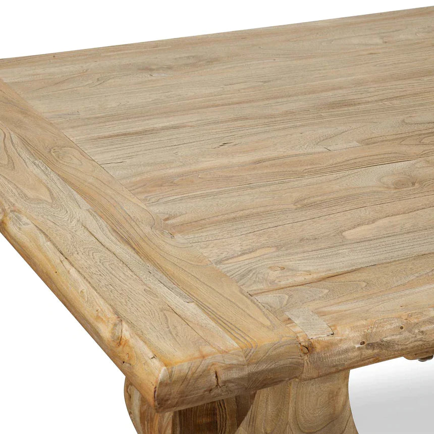 Balz Wood Dining Table - Rustic Natural - House of Hyne