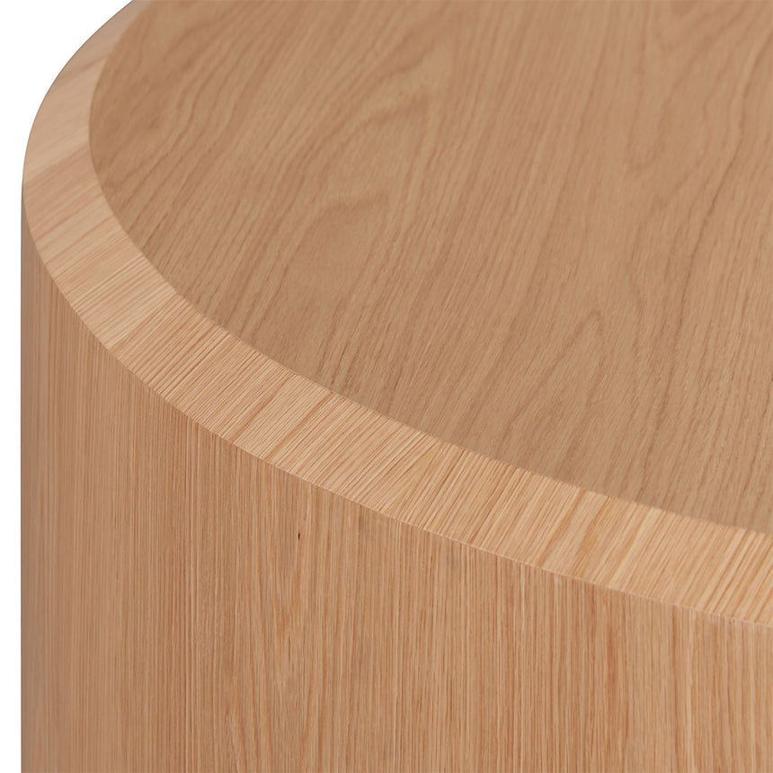 Natural Oak Round Plinth - 1.5m - Huse of Hyne