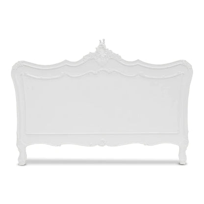 Classic Mindy Wood Headboard In White - Range  - House of Hyne