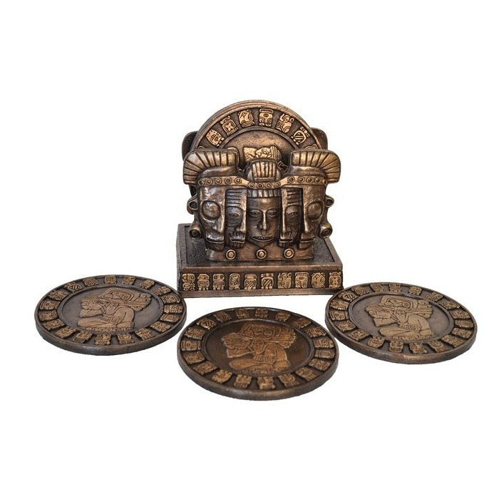 6 Pieces Mayan Coasters Set - Notbrand