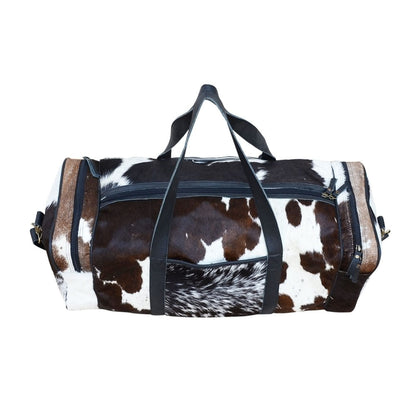 Cowhide Patch Overnight Bag - Notbrand