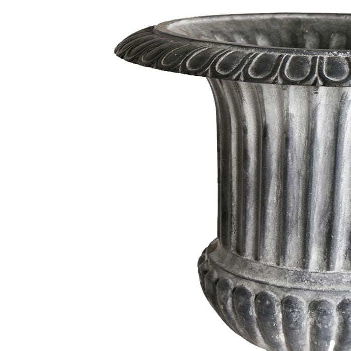 Venetian Fluted Urn & Base Set - Lead - House of Hyne