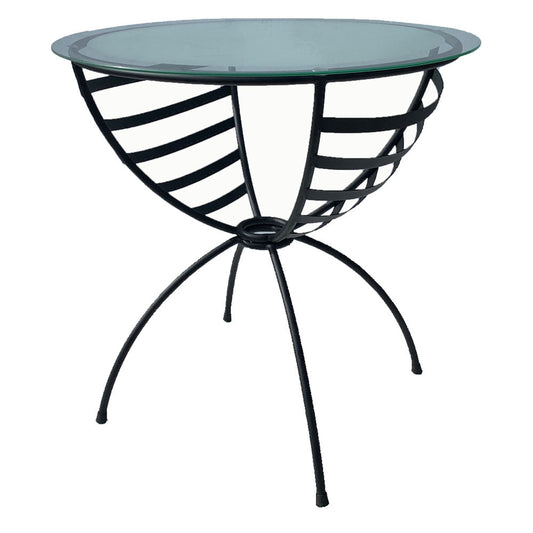 Caroline Black Table 76cm - Notbrand