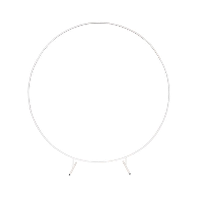 Circular Backdrop Frame Only White (200cmDx215cmH) - Notbrand