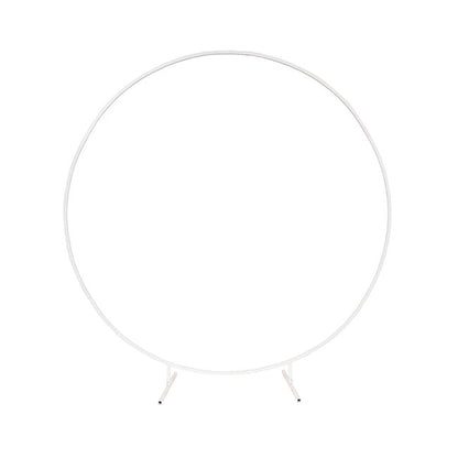 Circular Backdrop Frame Only White (200cmDx215cmH) - Notbrand