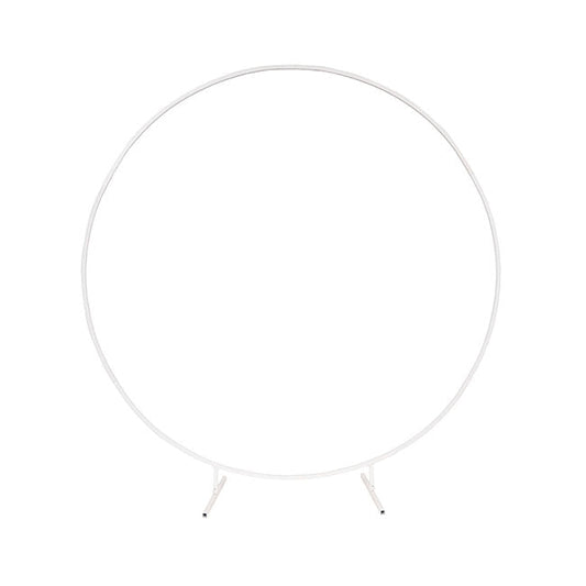 Circular Backdrop Frame Only White (200cmDx215cmH) - Notbrand