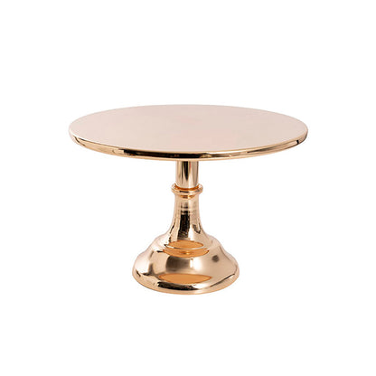 Set of 2 Classic Metallic Gloss Cake Stand - Gold - Notbrand