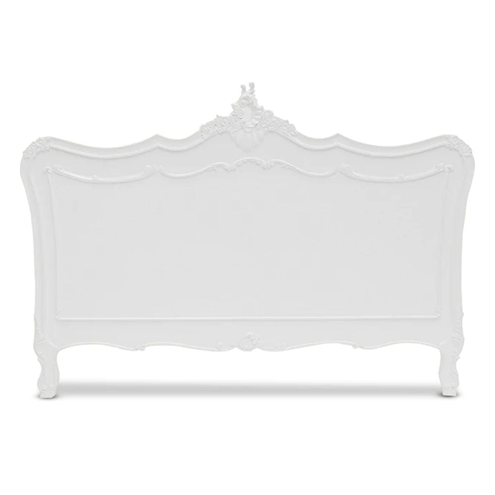 Classic French Provincial Headboard in White - Range - House of Hyne