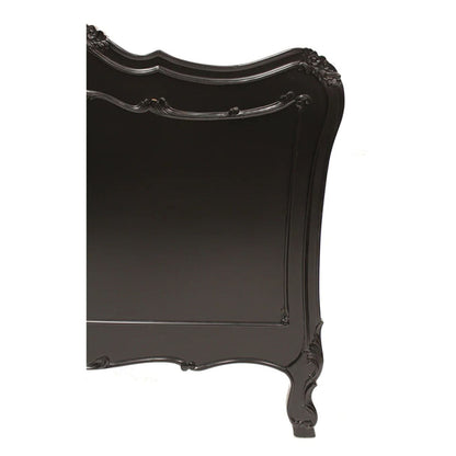 Classic French Provincial Headboard in Black - Range - House of Hyne