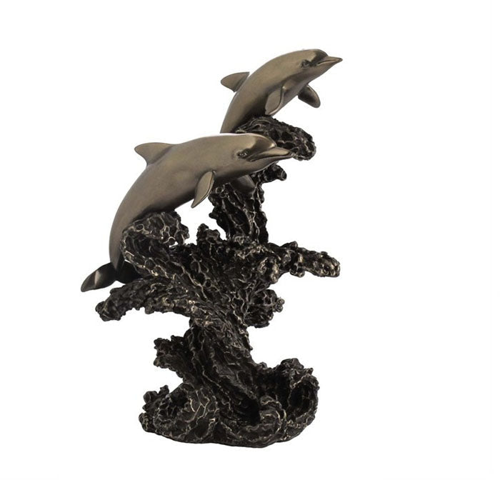 Dolphins Bronze Figurine - Notbrand