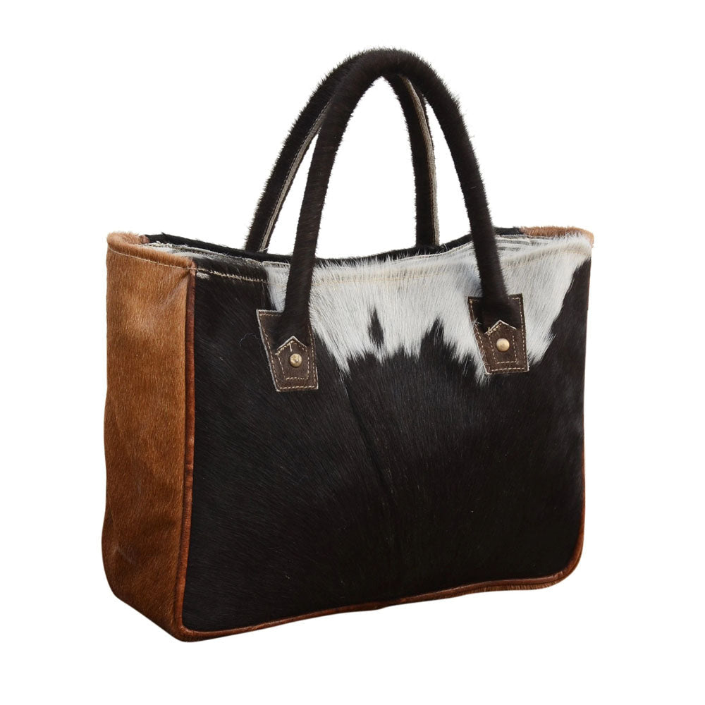 Double Cowhide Handle It Bag - Notbrand