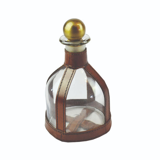 Tan Leather Small Decanter - Notbrand