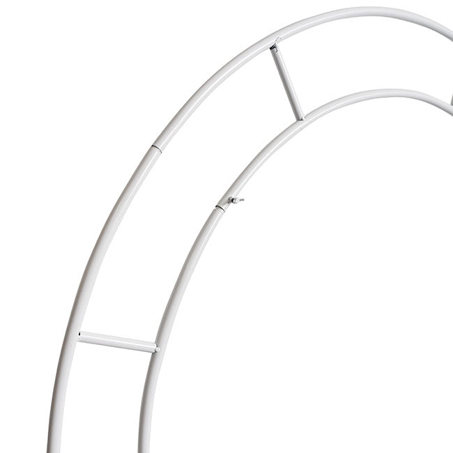 Double Ring Circular Backdrop Frame Only White (150cmD) - Notbrand