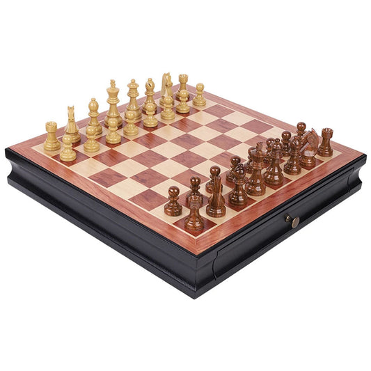 Magnetic International Chess Set With Drawer - Notbrand