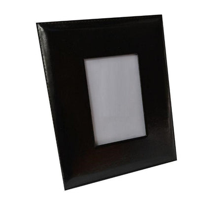 Engar Leather Photo Frame - Black - Notbrand