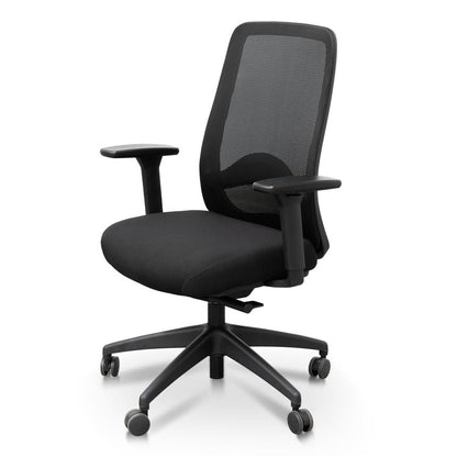 Adren Ergonomic Office Chair - Black - Notbrand