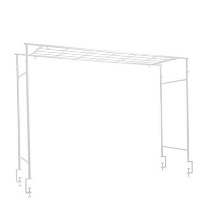 Extendable Metal Table Flower Arch 4 Clips Panel - White - Notbrand