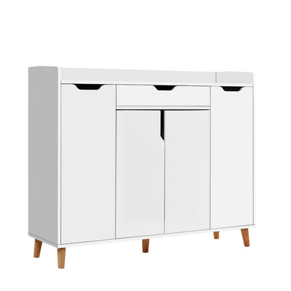 Artiss Shoe Storage Rack / Cabinet - White - Notbrand