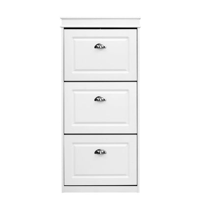 Artiss 18 Pairs Shoe Storage Rack / Cabinet - White - Notbrand