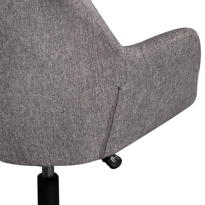 Fabric Office Chair - Lead Grey - Notbrand